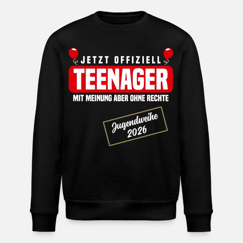 Youth Consecration 2026 - Stanley/Stella ROLLER Unisex Organic Sweatshirt - black