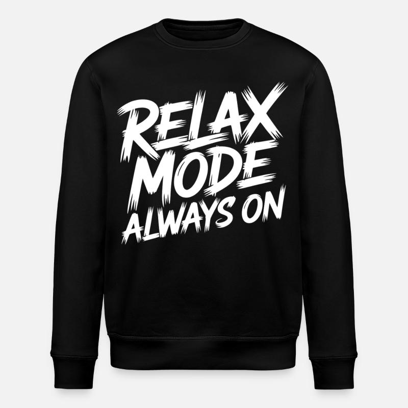 Relaxmodus Immer An - Stanley/Stella Unisex Bio-Sweatshirt ROLLER - Schwarz