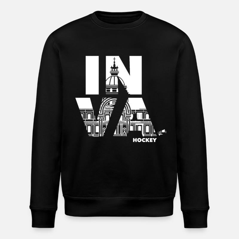 LOGO_INVALIDES_2026_BLANC - Sweat bio ROLLER Stanley/Stella Unisexe - noir