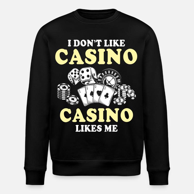 Joueurs de casino casino - Sweat bio ROLLER Stanley/Stella Unisexe - noir