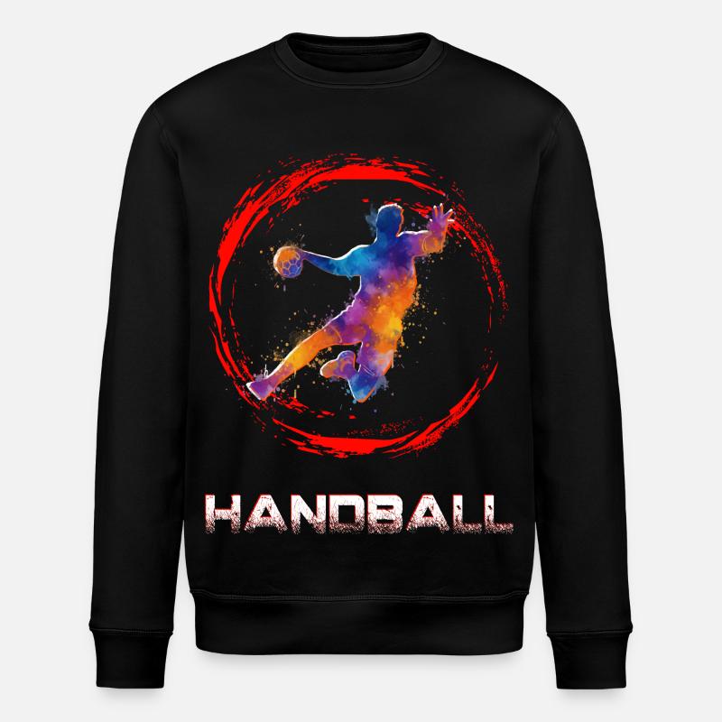 Handball - Sweat bio ROLLER Stanley/Stella Unisexe - noir