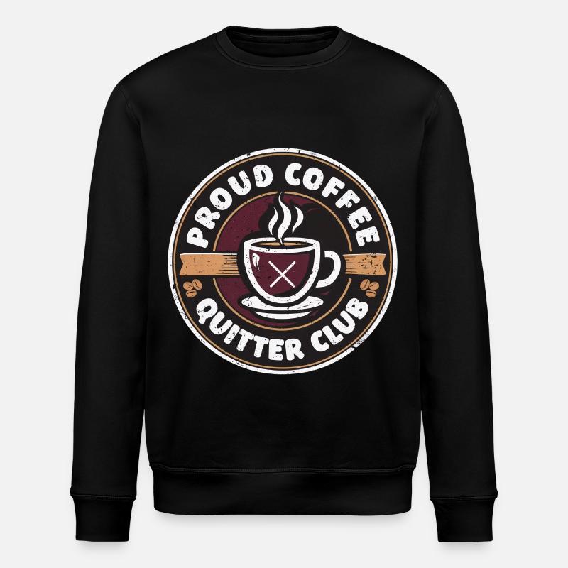 Coffee withdrawal decaffeinated ex-coffee drinker - Stanley/Stella ROLLER Unisex Organic Sweatshirt - black