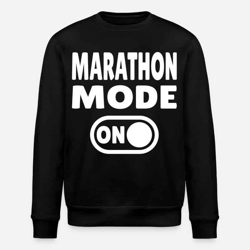 Marathon Mode On – Running with passion - Stanley/Stella ROLLER Unisex Organic Sweatshirt - black