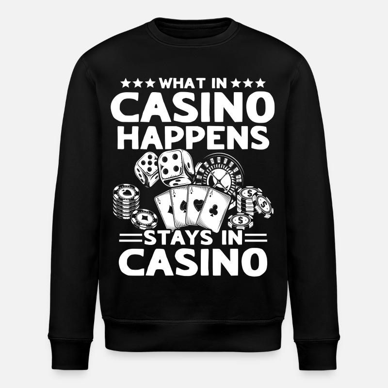 Joueurs de casino casino - Sweat bio ROLLER Stanley/Stella Unisexe - noir