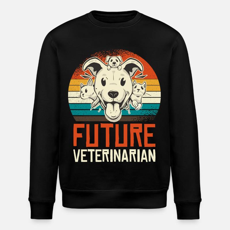 Future Veterinarian - Stanley/Stella ROLLER Unisex Organic Sweatshirt - black