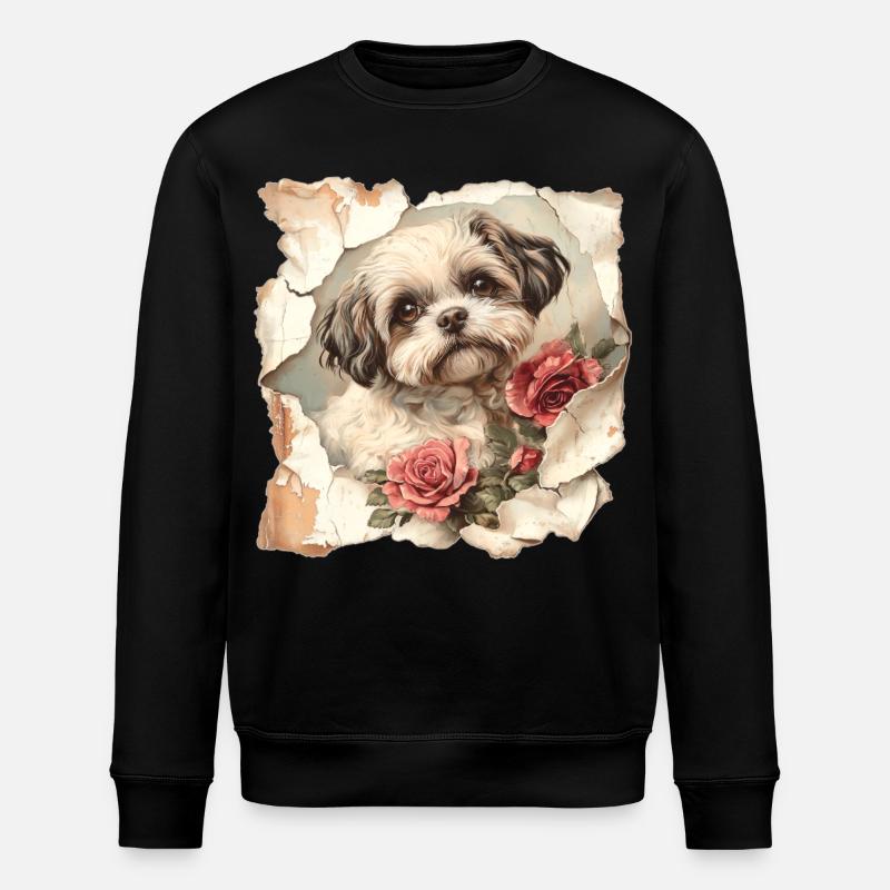 Shih Tzu - Sweat bio ROLLER Stanley/Stella Unisexe - noir