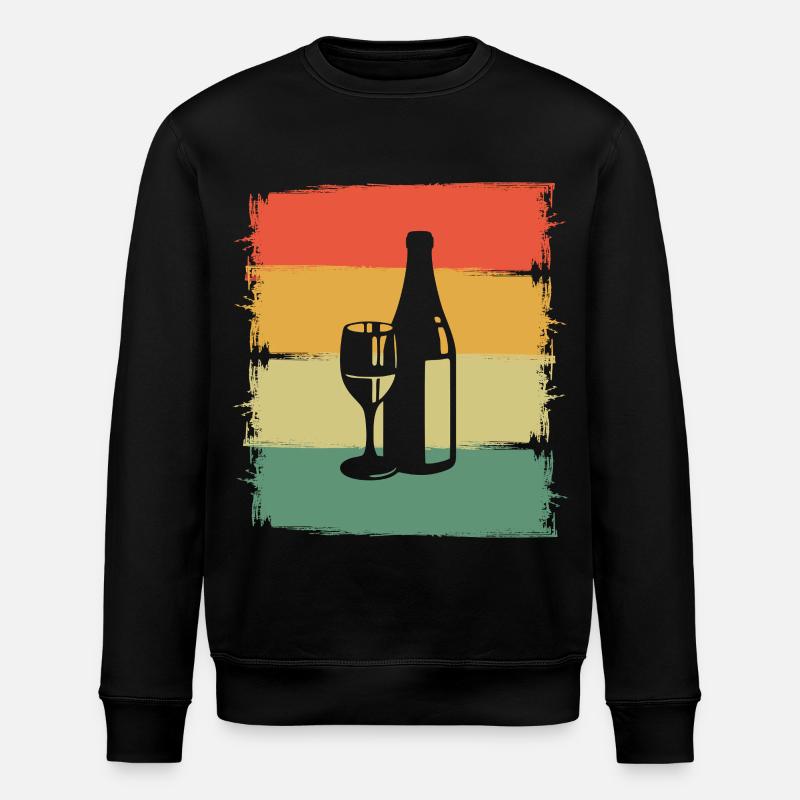 Wein - Stanley/Stella Unisex Bio-Sweatshirt ROLLER - Schwarz