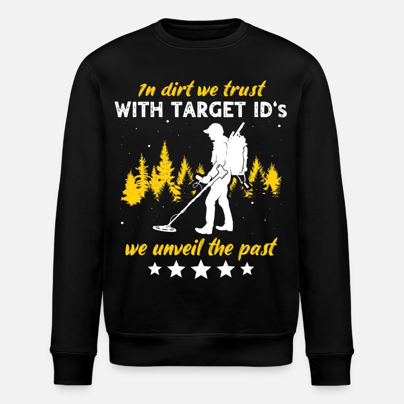 pêche sur terre - Sweat bio ROLLER Stanley/Stella Unisexe - noir