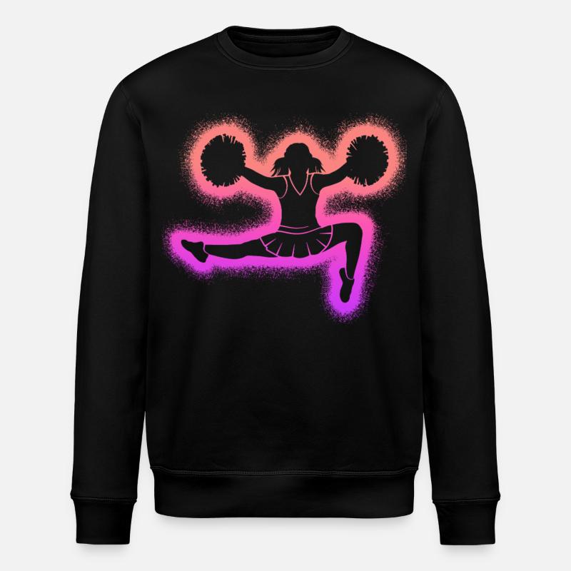 Cheerleading Kinder Mädchen Damen Cheerleader - Stanley/Stella Unisex Bio-Sweatshirt ROLLER - Schwarz