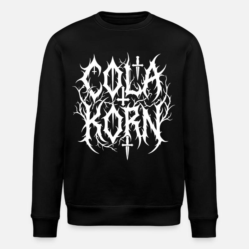 Cola Korn Black Metal - Stanley/Stella Unisex Bio-Sweatshirt ROLLER - Schwarz