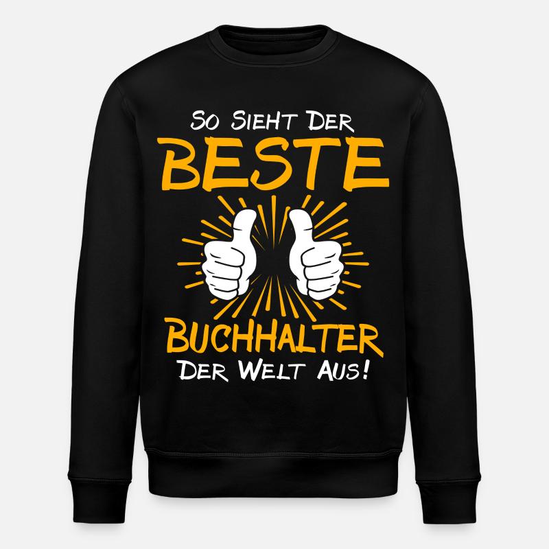Buchhalter Geschenkidee - Stanley/Stella Unisex Bio-Sweatshirt ROLLER - Schwarz