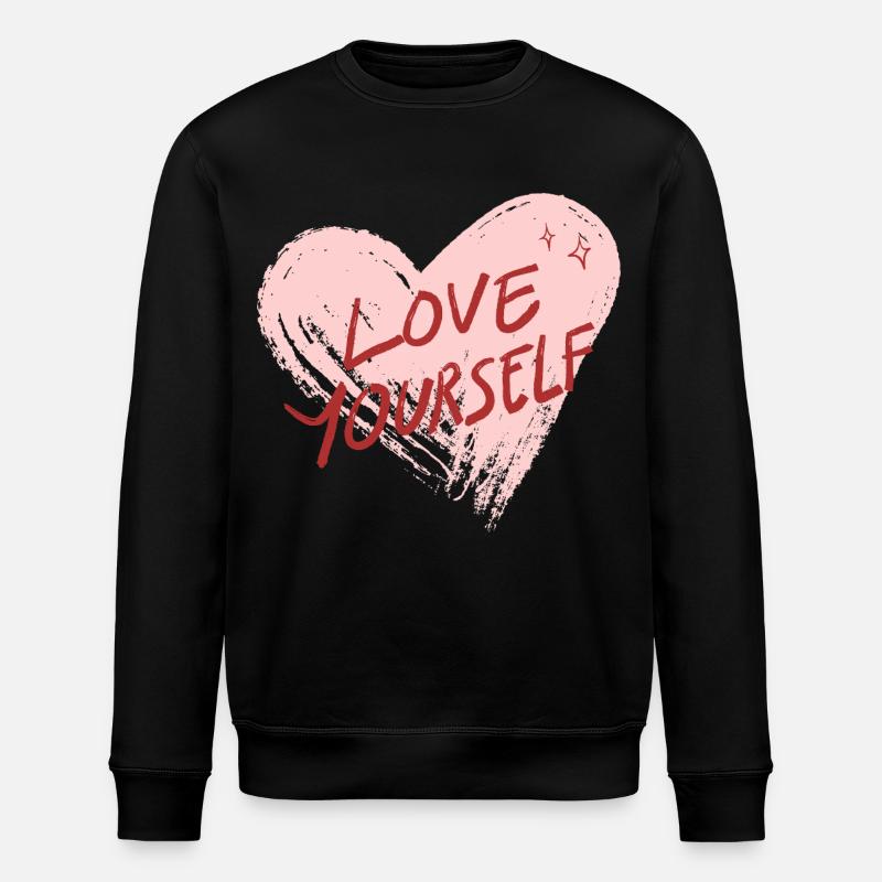 Love Yourself - Stanley/Stella Unisex Bio-Sweatshirt ROLLER - Schwarz