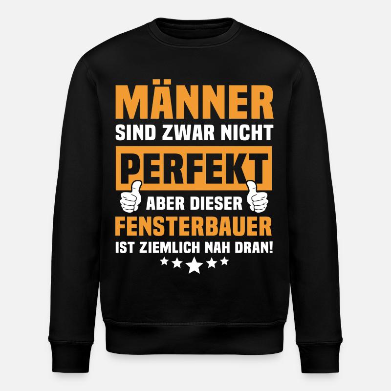 Lustige Tontechniker Sprüche - Stanley/Stella Unisex Bio-Sweatshirt ROLLER - Schwarz