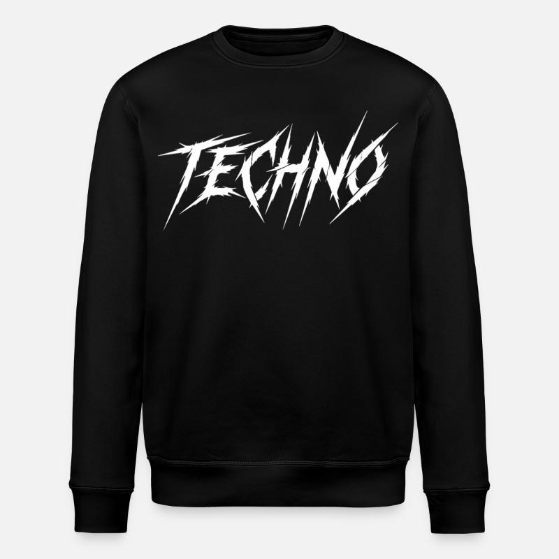 Brutaler Klauen-Techno - Stanley/Stella Unisex Bio-Sweatshirt ROLLER - Schwarz
