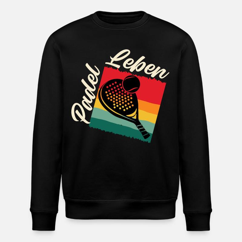 Padel Sport PADEL LIFE Fun - Sweat bio ROLLER Stanley/Stella Unisexe - noir
