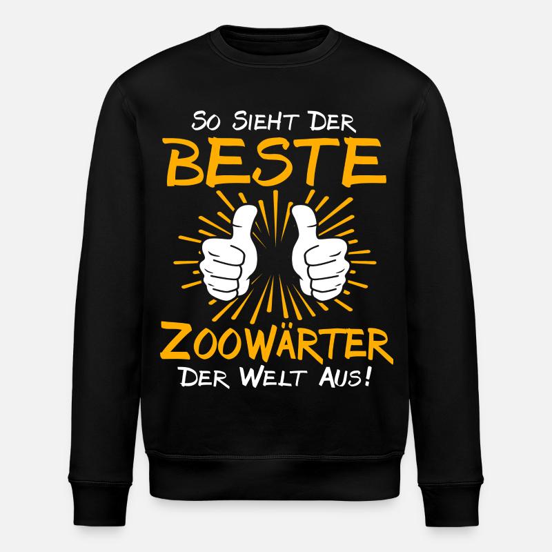 Zookeeper Gift Idea - Stanley/Stella ROLLER Unisex Organic Sweatshirt - black