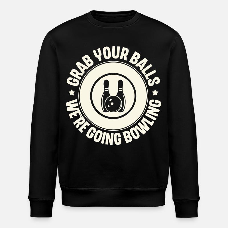 Bowling - Sweat bio ROLLER Stanley/Stella Unisexe - noir