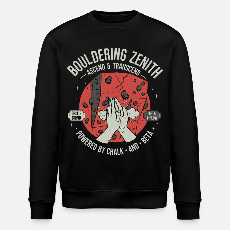 Bouldering Zenith Ascend & Transcend Chalk - Ekologiczna bluza typu unisex Stanley/Stella ROLLER - czarny