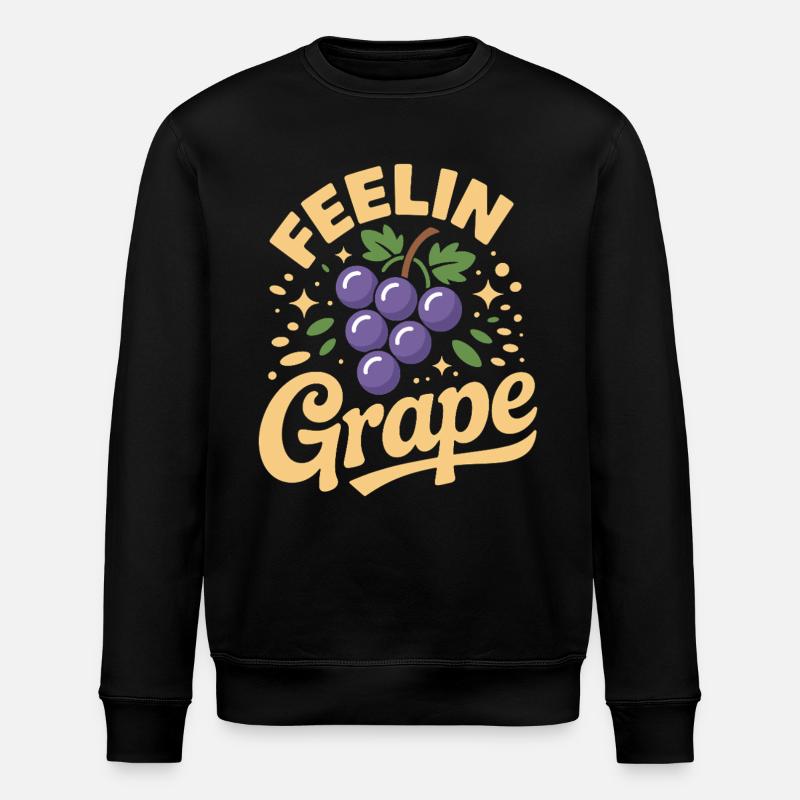Feelin Grape - Sweat bio ROLLER Stanley/Stella Unisexe - noir