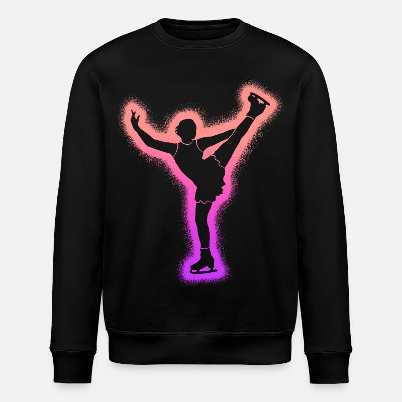 Eiskunstläuferin Eislaufen Mädchen Eiskunstlauf - Stanley/Stella ROLLER Unisex Organic Sweatshirt - black