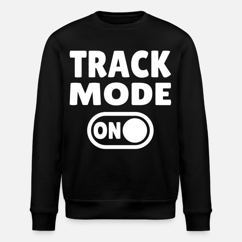 Track Mode On – Fokus auf Geschwindigkeit - Stanley/Stella Unisex Bio-Sweatshirt ROLLER - Schwarz