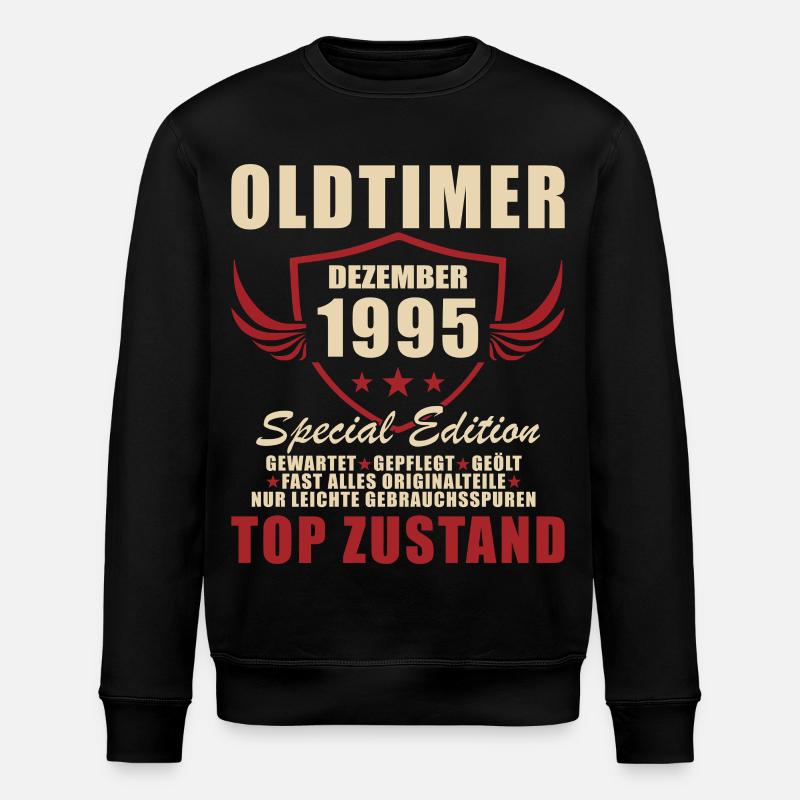 Oldtimer December 1995 Special - Stanley/Stella ROLLER Unisex Organic Sweatshirt - black