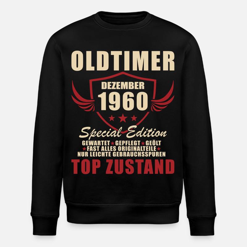 Oldtimer 1960 Special Edition - Stanley/Stella ROLLER Unisex Organic Sweatshirt - black