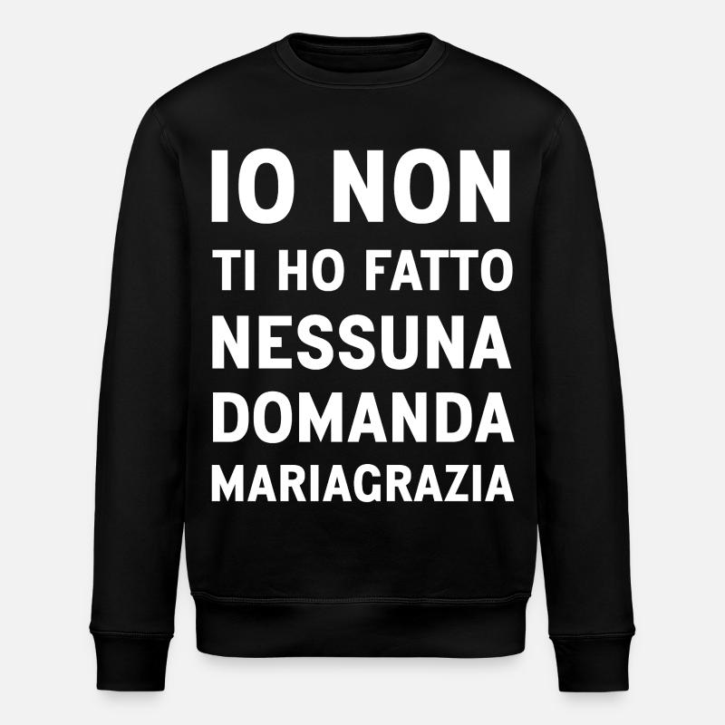 Mariagrazia (Black Version) - Stanley/Stella ROLLER Unisex Organic Sweatshirt - black