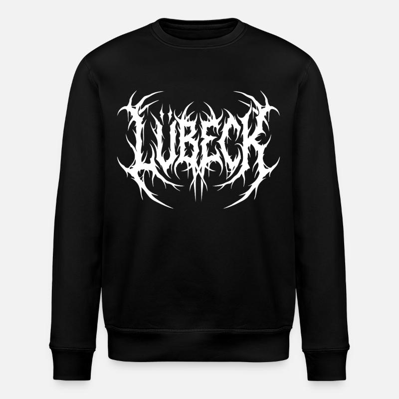 Lübeck Metal Logo Extrem - Sweat bio ROLLER Stanley/Stella Unisexe - noir
