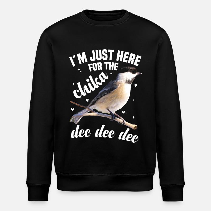 Vogelbeobachter, Vogelbeobachter, Vogelhaus, Vogelbeobachter - Stanley/Stella Unisex Bio-Sweatshirt ROLLER - Schwarz