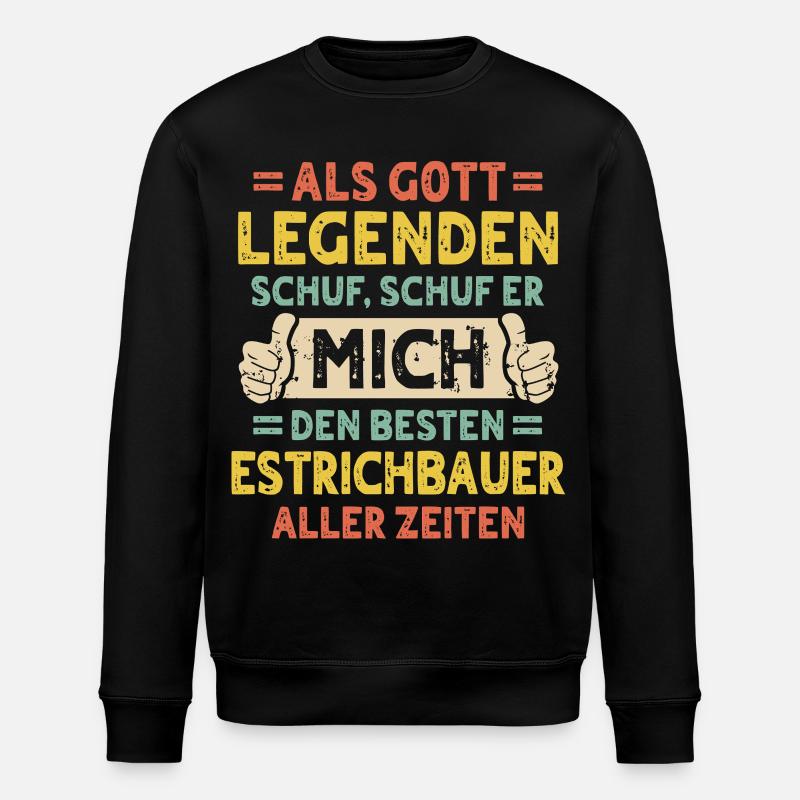 Constructeur de tables - Sweat bio ROLLER Stanley/Stella Unisexe - noir