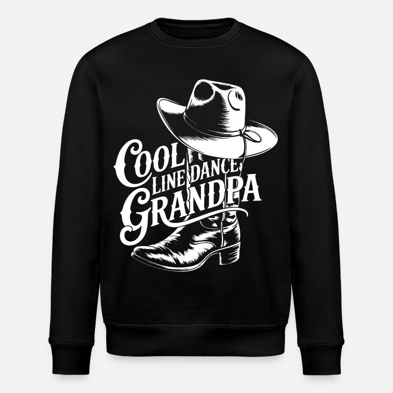 Grand-père de danse en ligne cool - Sweat bio ROLLER Stanley/Stella Unisexe - noir