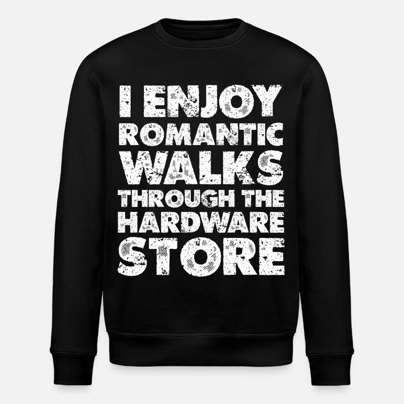 Romantische Baumarktspaziergänge - Stanley/Stella Unisex Bio-Sweatshirt ROLLER - Schwarz