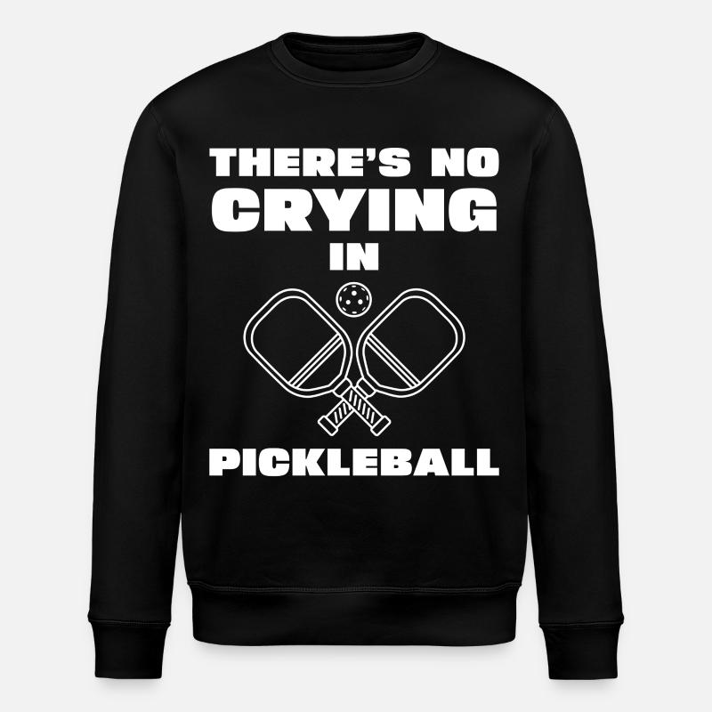 Kein Weinen beim Pickleball - Stanley/Stella Unisex Bio-Sweatshirt ROLLER - Schwarz