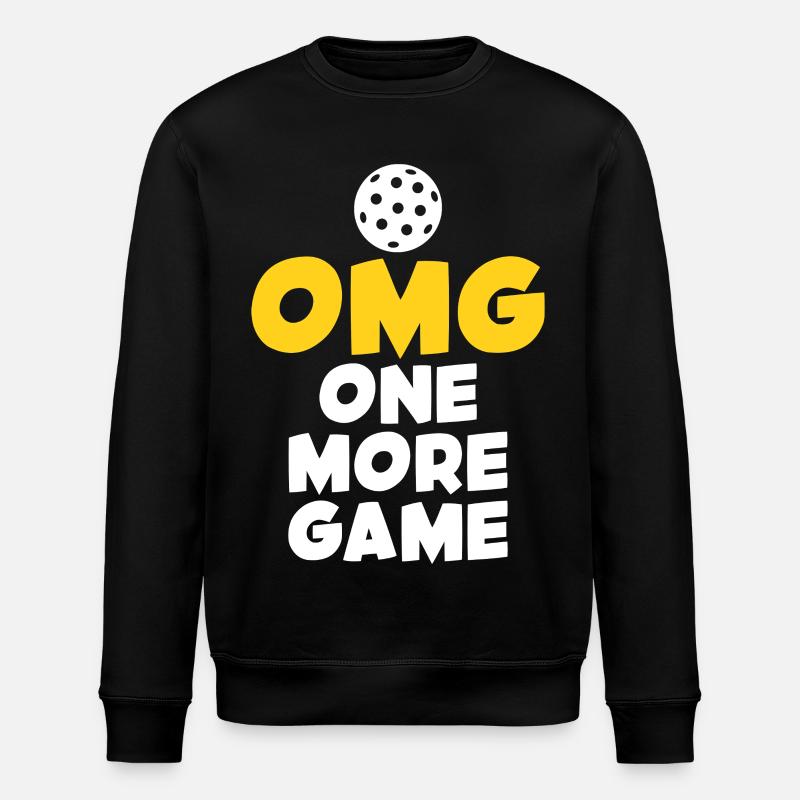 OMG: One more game - Stanley/Stella ROLLER Unisex Organic Sweatshirt - black