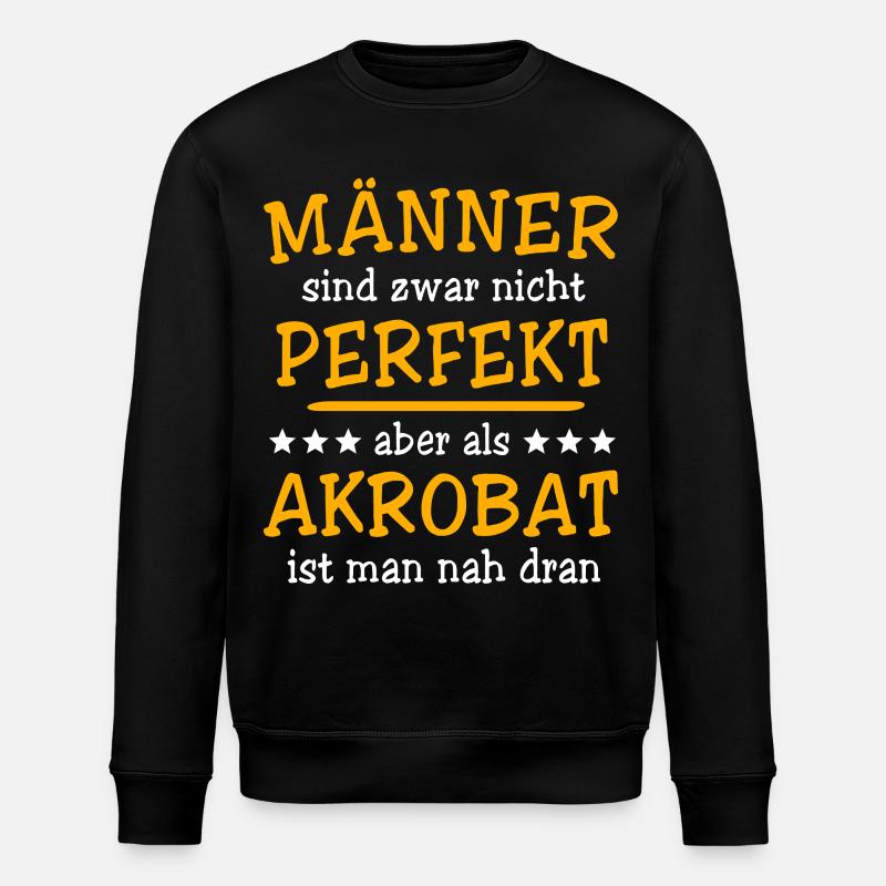 Akrobat Akrobatik - Stanley/Stella Unisex Bio-Sweatshirt ROLLER - Schwarz