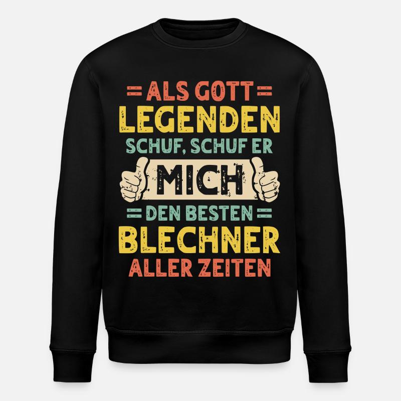 Blechner - Sweat bio ROLLER Stanley/Stella Unisexe - noir