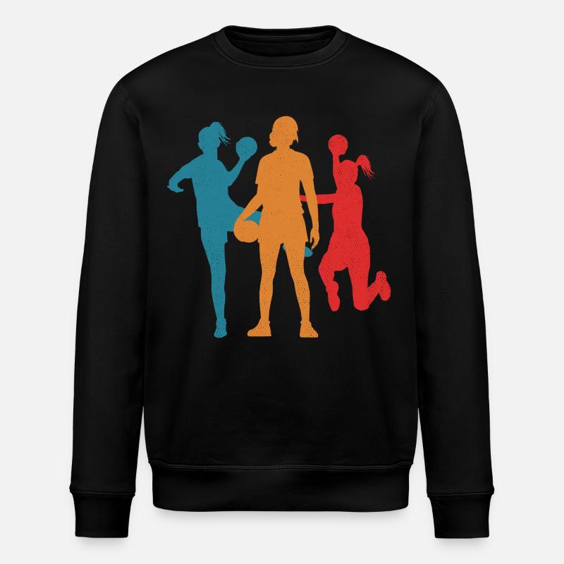 Joueuse de handball Joueuse de handball féminine - Sweat bio ROLLER Stanley/Stella Unisexe - noir
