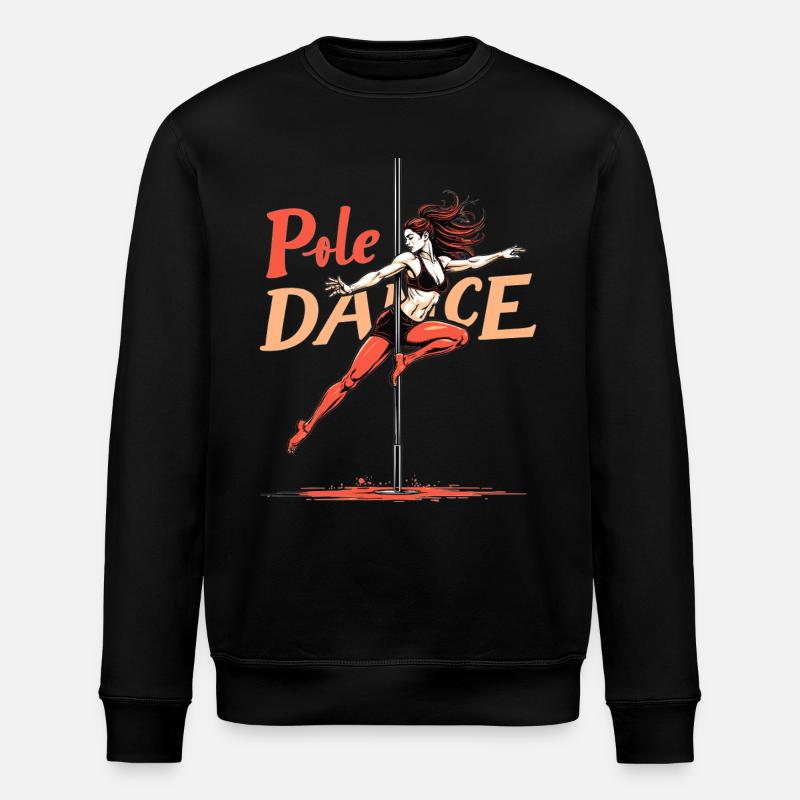Pole Dance Poledancerin akrobatisch Geschenk - Stanley/Stella Unisex Bio-Sweatshirt ROLLER - Schwarz