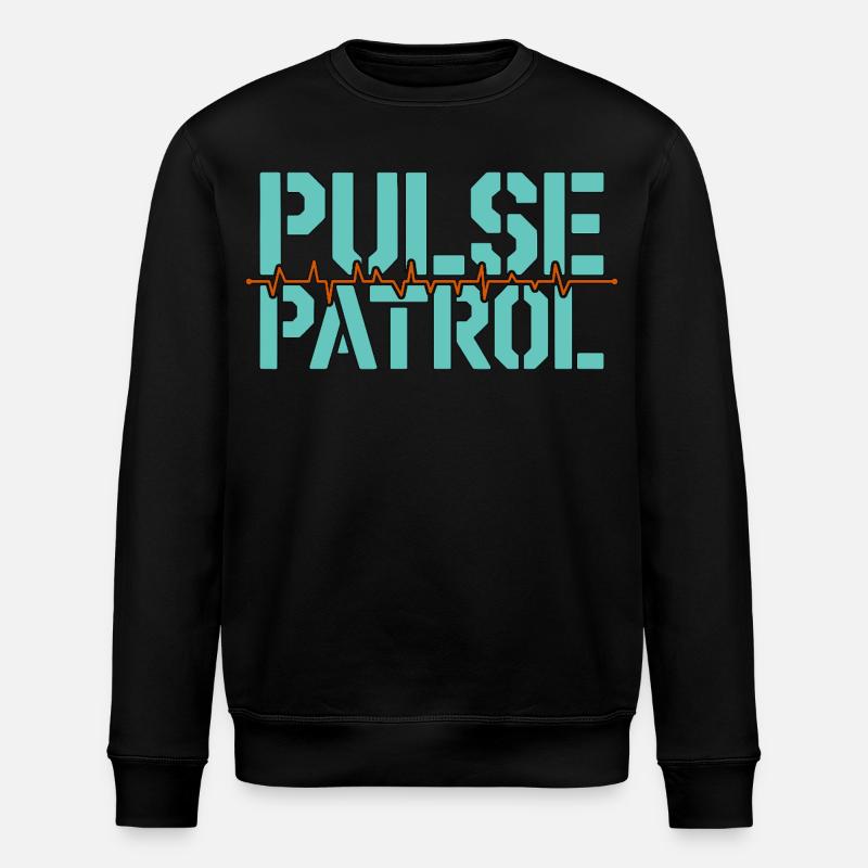 Cardiac Tech Pulse Patrol Pacemaker Technician - Stanley/Stella Unisex Bio-Sweatshirt ROLLER - Schwarz