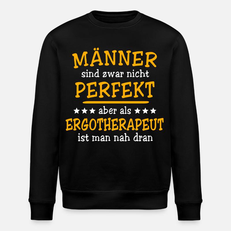 Ergotherapeut Sprüche - Stanley/Stella Unisex Bio-Sweatshirt ROLLER - Schwarz