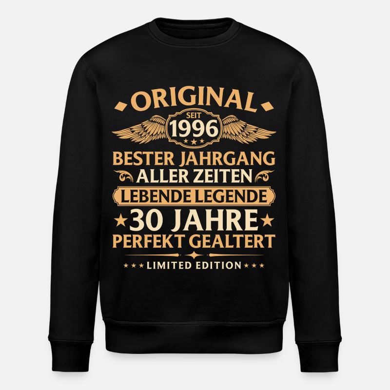 Anniversaire 1996 - 30 ans - Sweat bio ROLLER Stanley/Stella Unisexe - noir