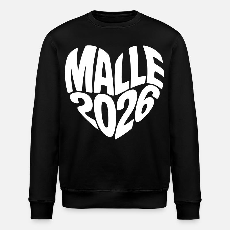 Malle 2026 - Stanley/Stella Unisex Bio-Sweatshirt ROLLER - Schwarz