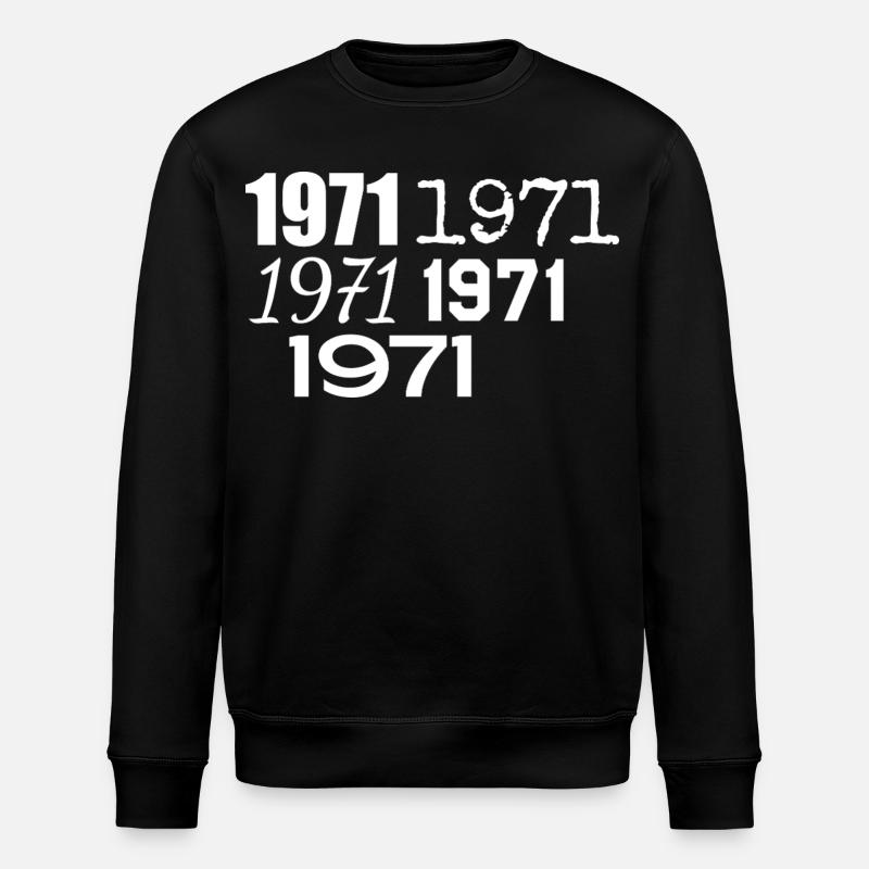 1971 - Sweat bio ROLLER Stanley/Stella Unisexe - noir