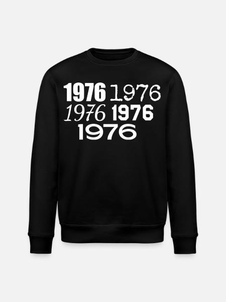 1976 - Stanley/Stella ROLLER Unisex Organic Sweatshirt - black