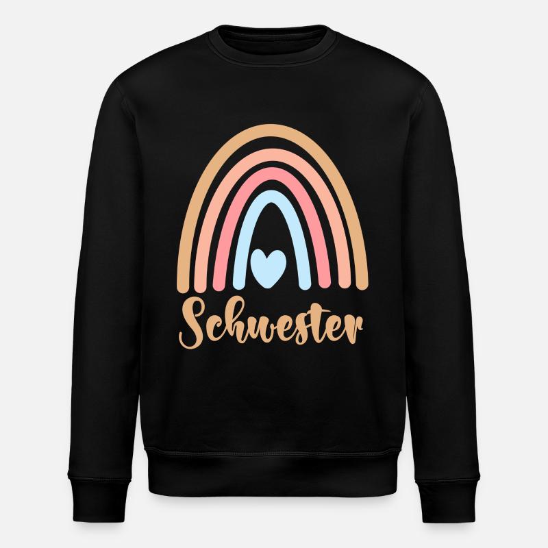 Schwester - Stanley/Stella Unisex Bio-Sweatshirt ROLLER - Schwarz