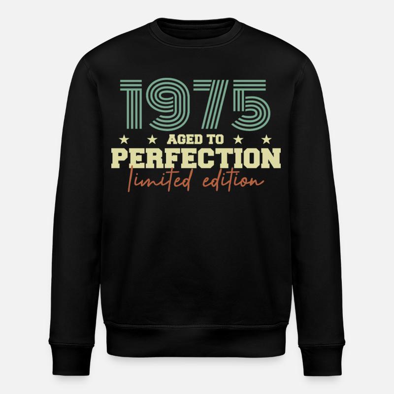 1975 - Stanley/Stella Unisex Bio-Sweatshirt ROLLER - Schwarz