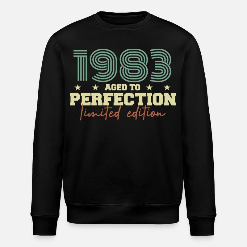 1983 - Sweat bio ROLLER Stanley/Stella Unisexe - noir