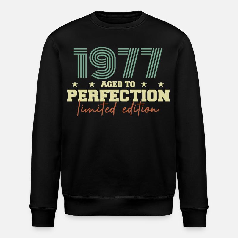 1977 - Stanley/Stella Unisex Bio-Sweatshirt ROLLER - Schwarz