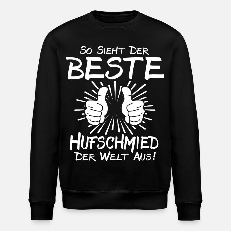 Bester Hufschmied - Stanley/Stella Unisex Bio-Sweatshirt ROLLER - Schwarz